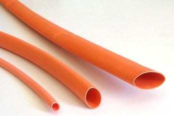 Shrink Tubing orange 2,4 / 1,2 mm, Meter-Goods DERAY-I