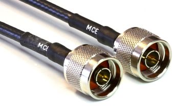 H 155 Coaxial Cable assembled with N Male to N Male, 2m