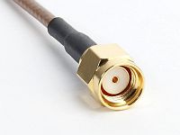 RG 316 mit RP-SMA Stecker auf N Buchse, Länge 1m